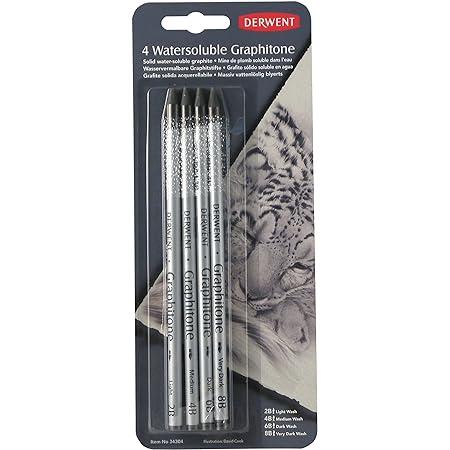 DERWENT WATERSOLUABLE GRAPHITONE PENCIL SKETCHING SET
