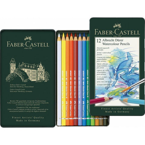 FABER-CASTELL WATERCOLOR PENCILS SET OF 12