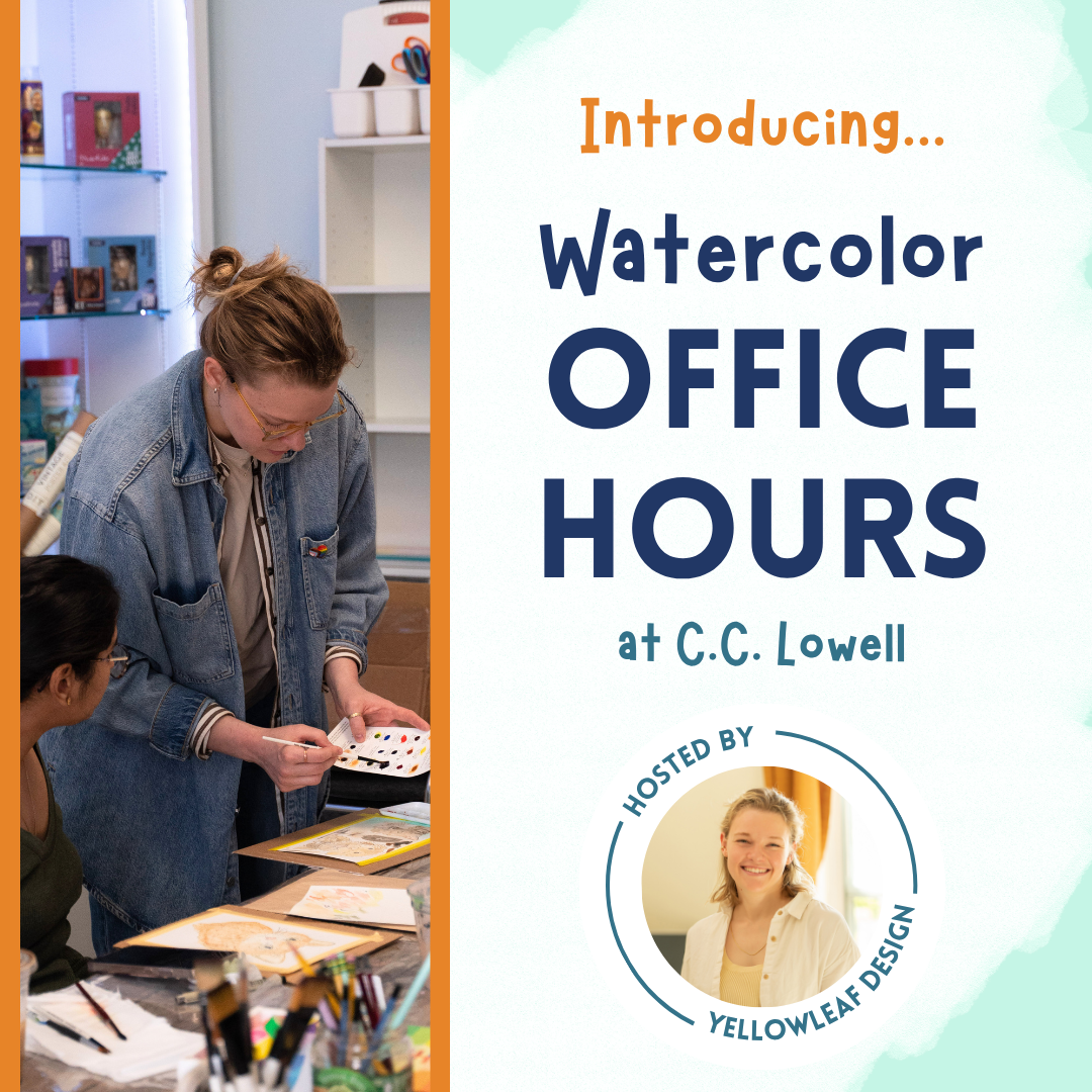 YELLOWLEAF DESIGN WATERCOLOR OFFICE HOURS (JUNE 11)