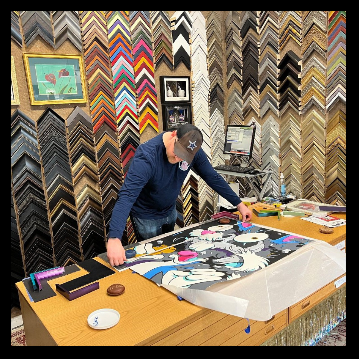 Custom Framing Design Department