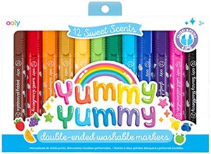 OOLY SCENTED MARKERS DOUBLE ENDED WASHABLE 12