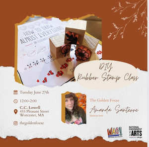 DIY RUBBER STAMPS JUNE 27TH