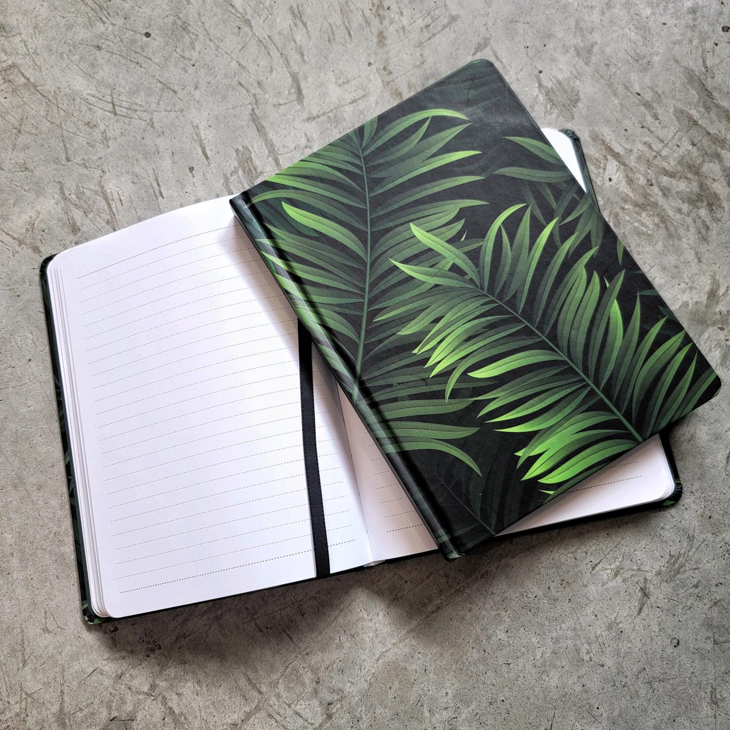 FERN PATTERN HARDCOVER LINED JOURNAL