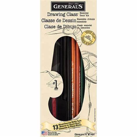 GENERALS DRAWING CLASS ESSENTIAL TOOLS KIT