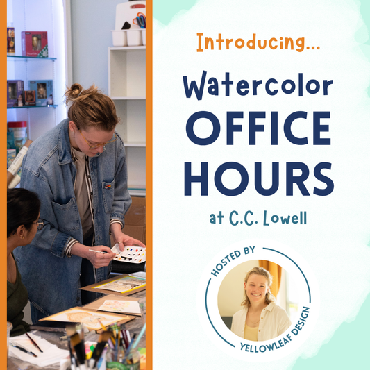 YELLOWLEAF DESIGN WATERCOLOR OFFICE HOURS (JUNE 11)