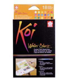 KOI WATERCOLOR 18 PAN SET