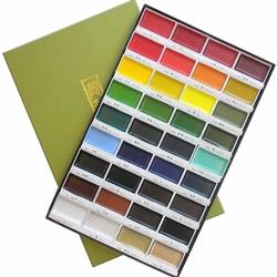KURETAKE GANSAI TAMBI 36 PAN WATERCOLOR SET