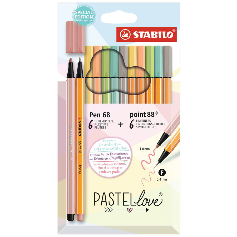 Point 88 & Pen 68 12-Pen Set (6 OF EACH)