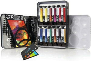 QOR INTRODUCTORY WATERCOLOR 12 TUBE SET