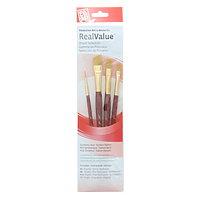 PRINCETON REAL VALUE GOLDEN TAKLON 4 PACK BRUSHES 9123