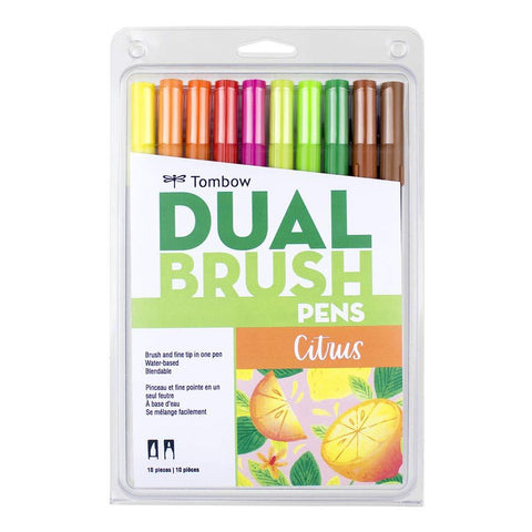 TOMBOW DUAL BRUSH PENS-CITRUS SET