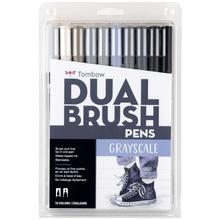 TOMBOW DUAL BRUSH PENS-GRAYSCALE SET