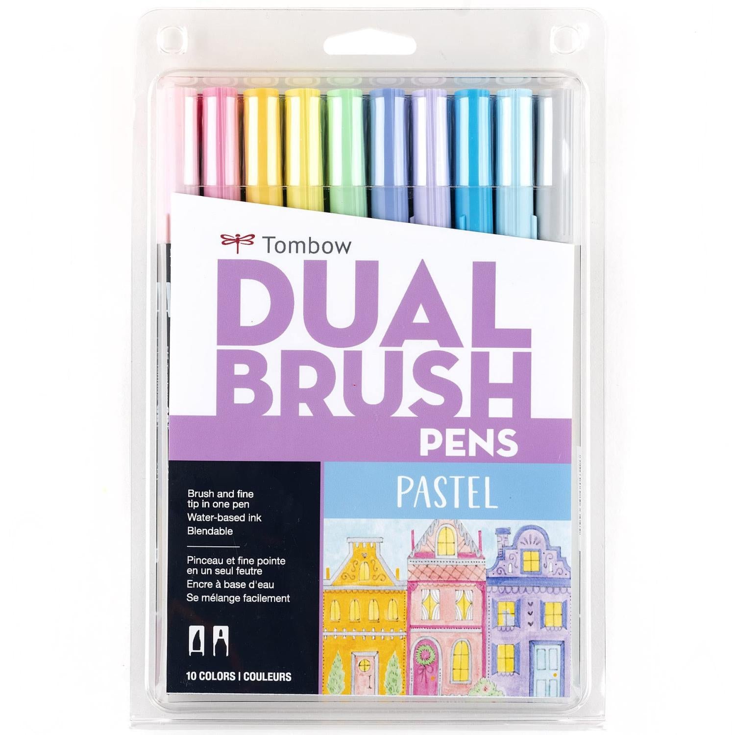 TOMBOW DUAL BRUSH PENS-PASTEL SET