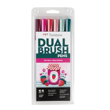 TOMBOW DUAL BRUSH PENS-VERY BERRY SET